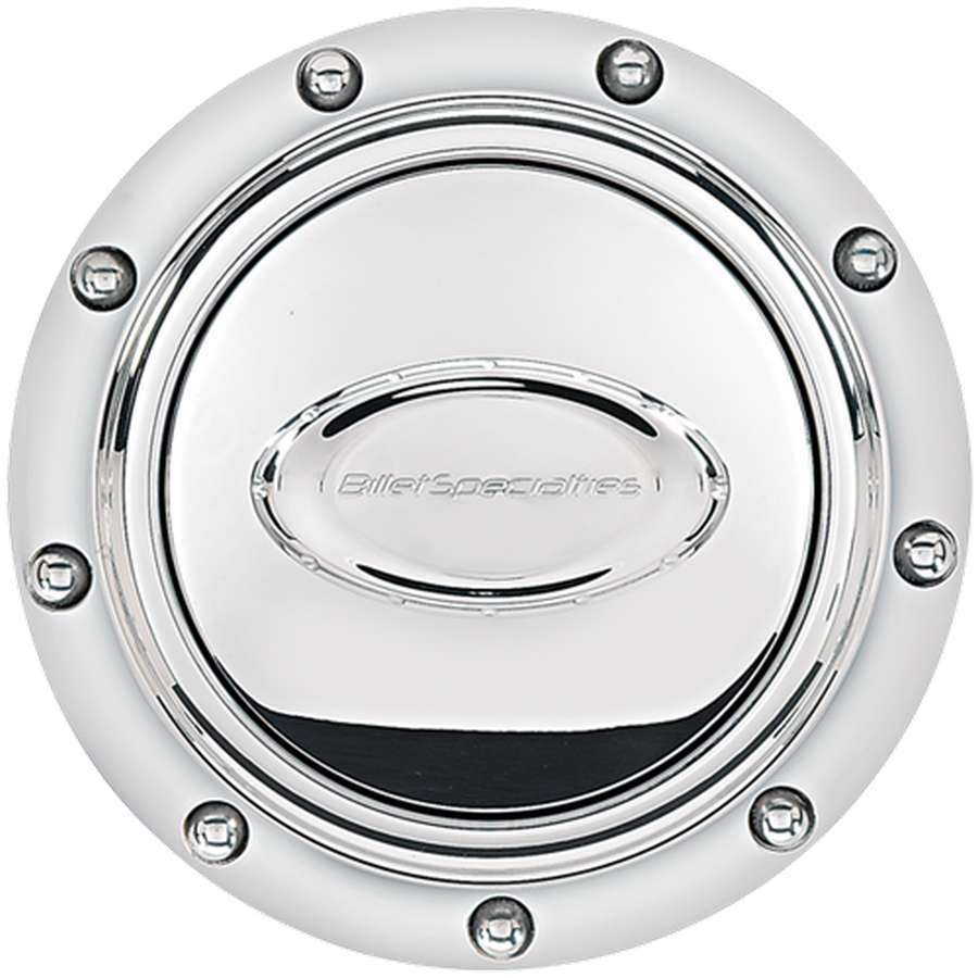 Billet Specialties   Horn Button Riveted Polished Logo  BSP32710