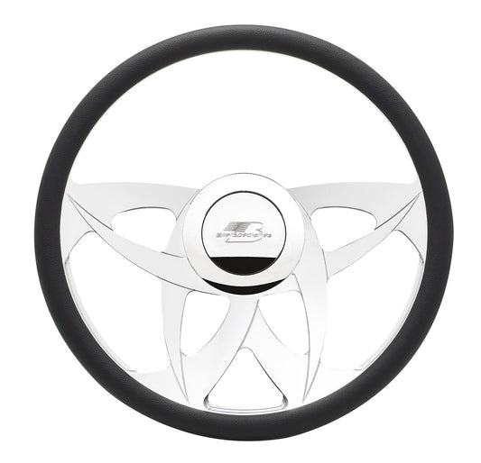 Billet Specialties   Steering Wheel Half Wrap 15.5in Twinspin  BSP34152