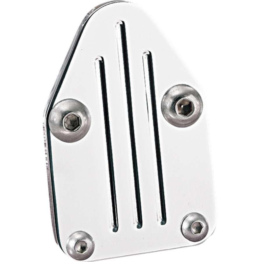 Billet Specialties SBC Fuel Pump Block Off Polished MPN BSP41120 For Chevy