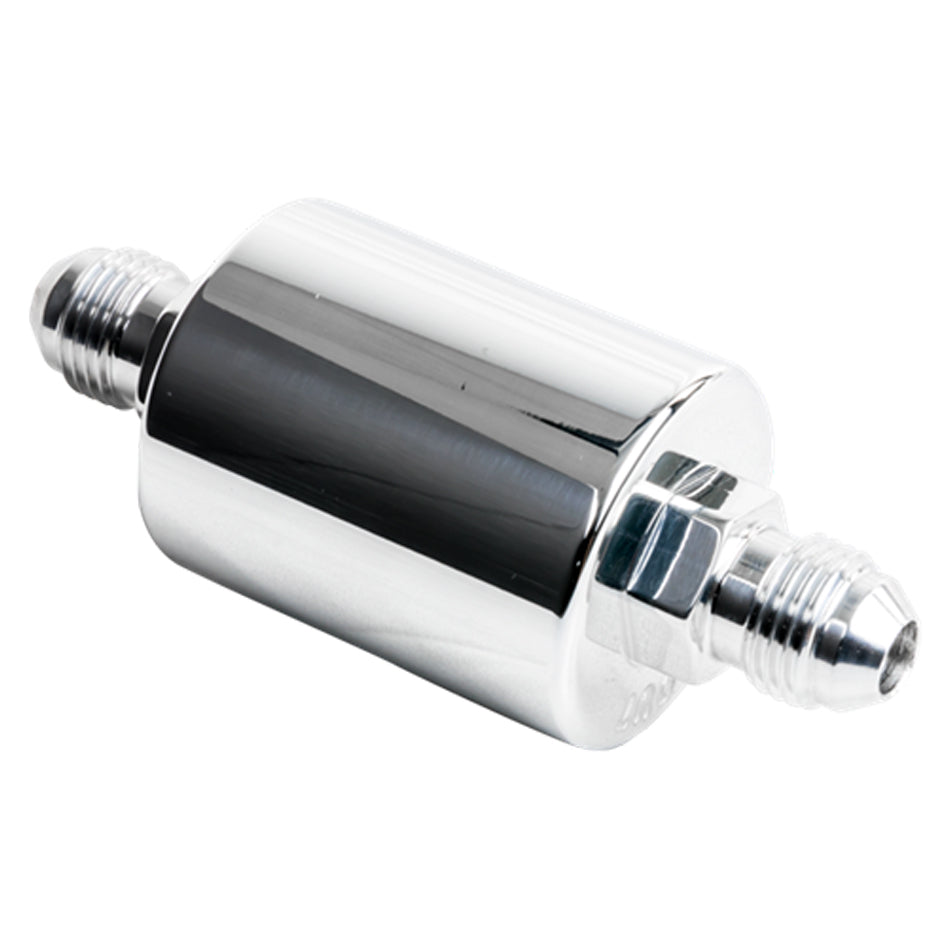 Billet Specialties In Line Fuel Filter -6AN Ends Polished MPN BSP42230