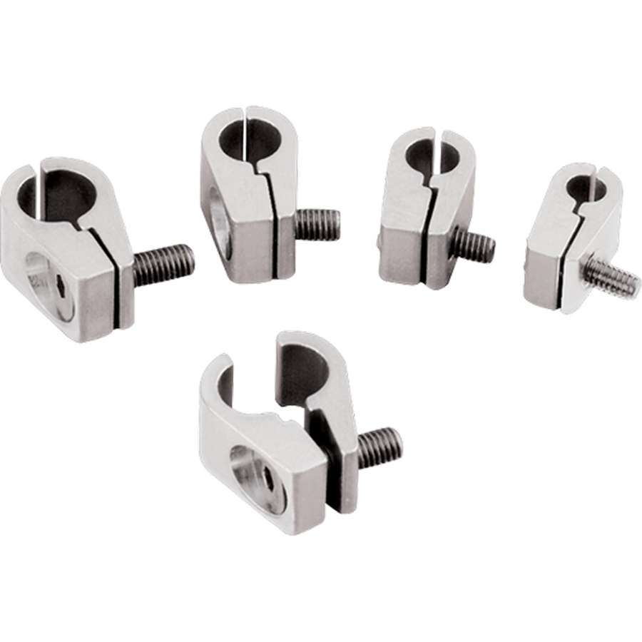 Billet Specialties Billet Line Clamps 1/2in 4pcs MPN BSP65510