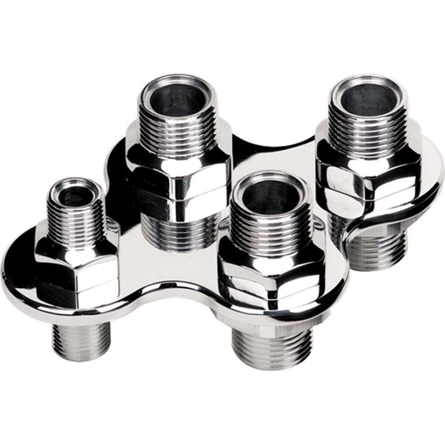 Billet Specialties A/C & Heater Hose Bulkhead 4-Port MPN BSP66920