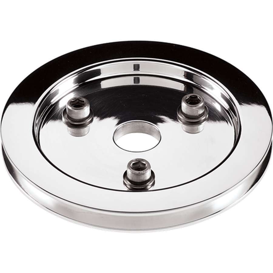 Billet Specialties   Polished SBC 1 Groove Lower Pulley  BSP81120