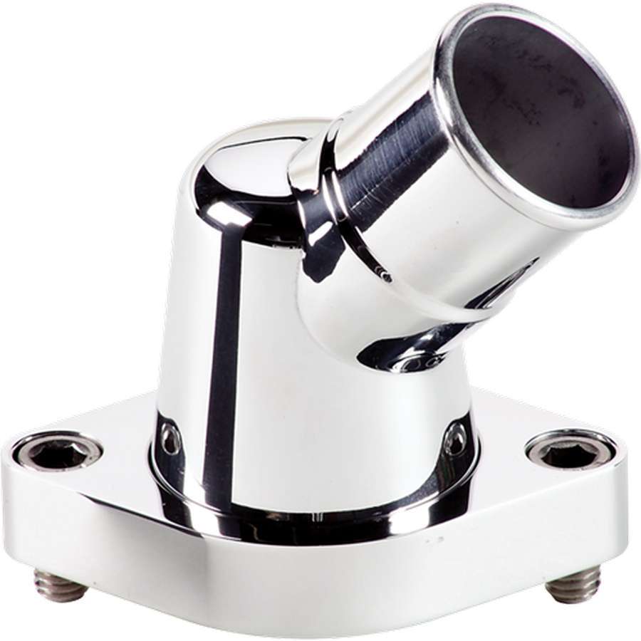 Billet Specialties   Polished Thermostat Hsng 45 Deg. Swivel  BSP90420