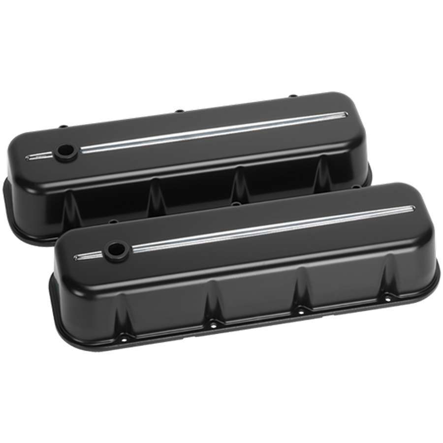 Billet Specialties   BBC Tall Valve Covers Black  BSP96124