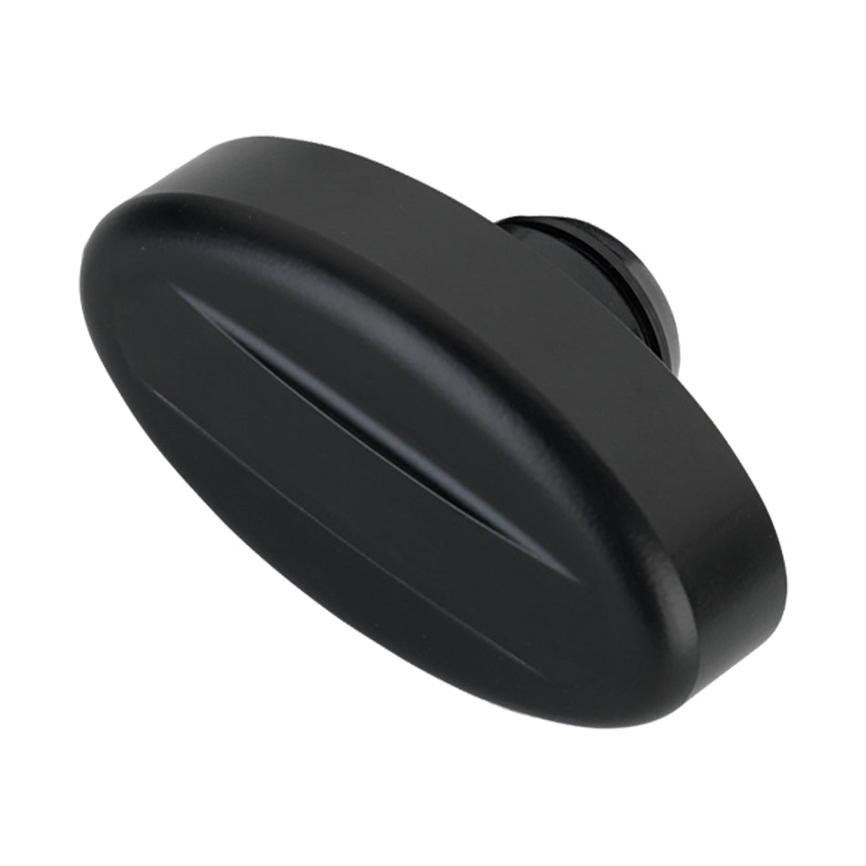 Billet Specialties   Breather Retro Plain Black 1-1/4in Hole  BSPBLK20939