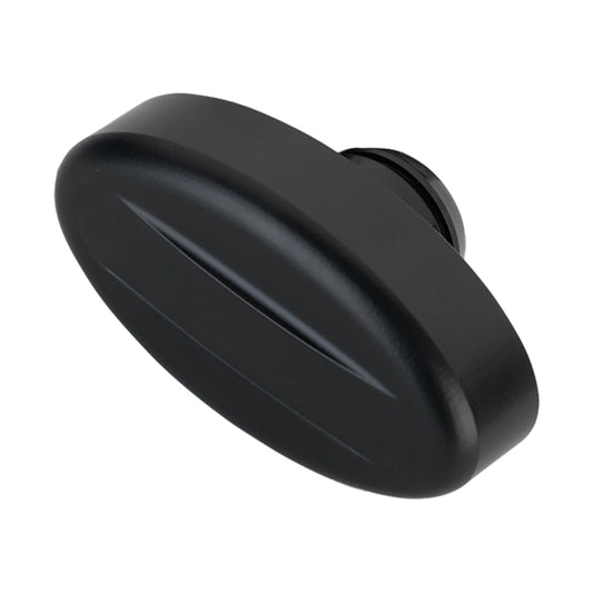 Billet Specialties   Breather Retro Plain Black 1-1/4in Hole  BSPBLK20939