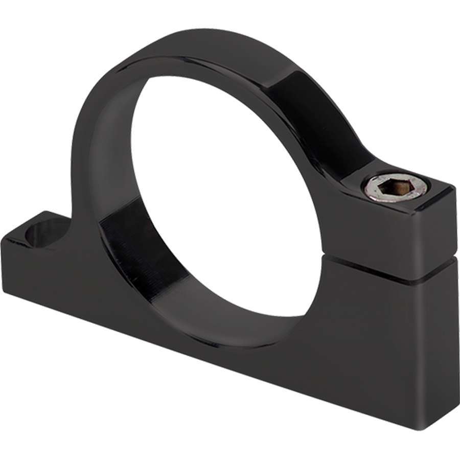 Billet Specialties   In Line Fule Filter Moun ting Bracket Black  BSPBLK42520