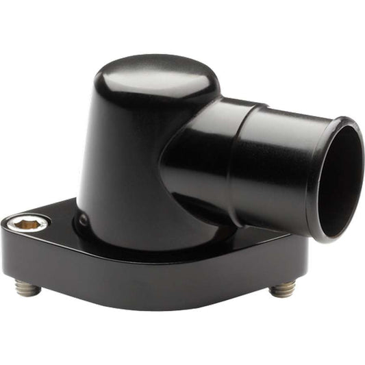 Billet Specialties   Black Chevy 0 Degree Water Neck  BSPBLK90220