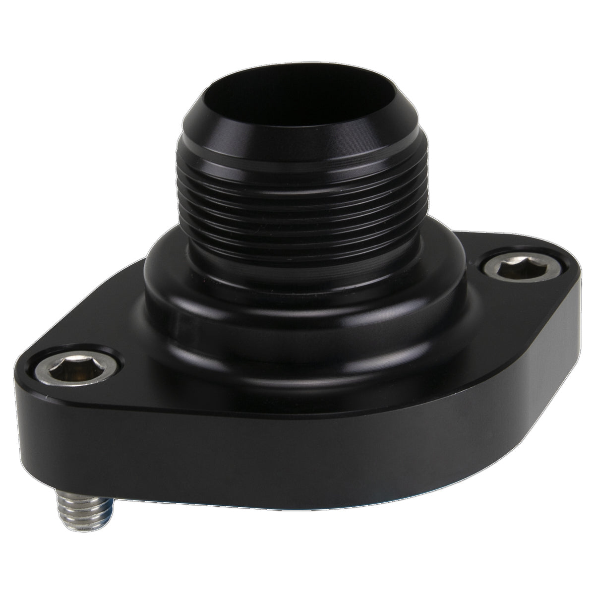 Billet Specialties   Thermostat Housing -20 AN Mopar Style Black  BSPBLK90825