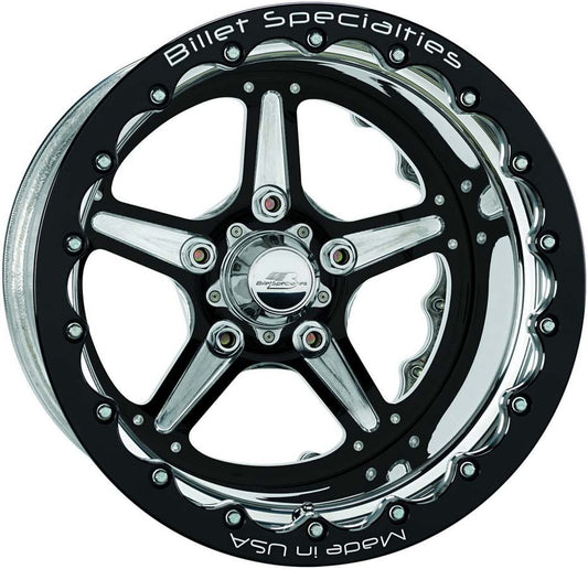 Billet Specialties   Street Lite Black Wheel 15X10 4.5in BS  BSPBRDB35106145N