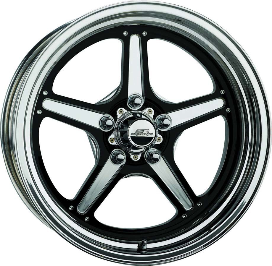 Billet Specialties   Street Lite Black Wheel 15x4 2.25in BS  BSPBRS035406122N