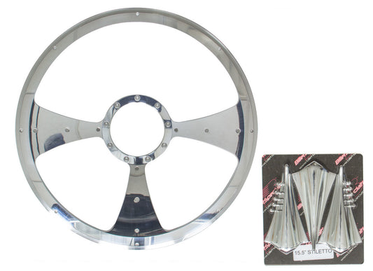 Billet Specialties   Stiletto - Profile Steering Wheel 15.5in  BSPP34092