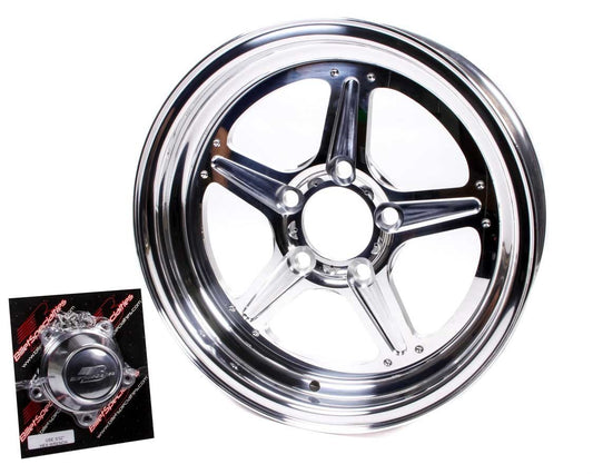 Billet Specialties   Street Lite Wheel 15x4 2.25 BS 5x4.75 BC  BSPRS035406122N