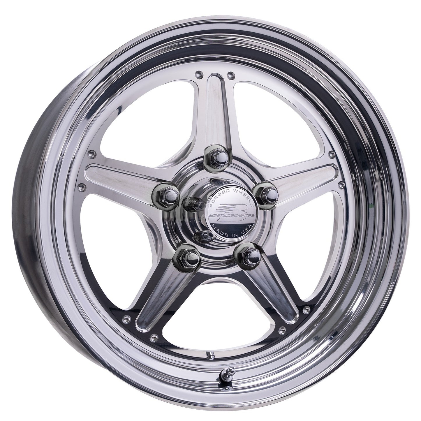 Billet Specialties   Street Lite Wheel 15X4 1.625INBS 5X4.75 BC  BSPRS23540L6116