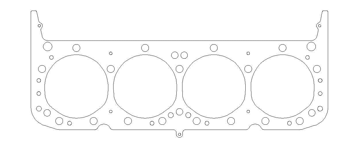 Cometic Gaskets 4.100 MLS Head Gasket .040 - SBC MPN CAGC5270-040 For Chevy