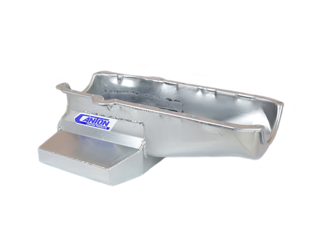 Canton SBC 7in wet Sump Pan 80-85 w/RH Dipstick MPN CAN11-122M For Chevy