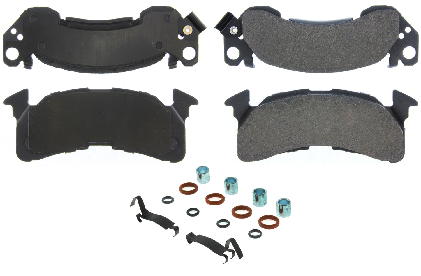 Posi-Quiet Semi-Metallic Brake Pads with Hardwar  Centric Brake Parts  CBP104.01530
