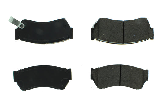 Semi-Metallic Brake Pads w/Hardware  Centric Brake Parts  CBP104.04510