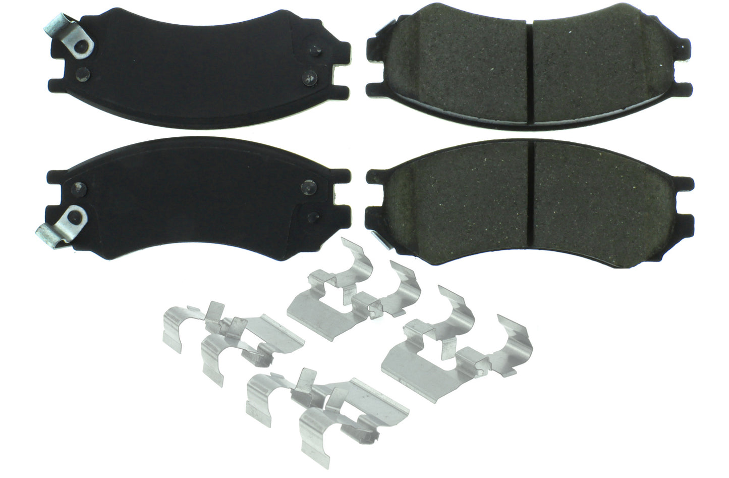 Posi-Quiet Semi-Metallic Brake Pads with Hardwar  Centric Brake Parts  CBP104.05070