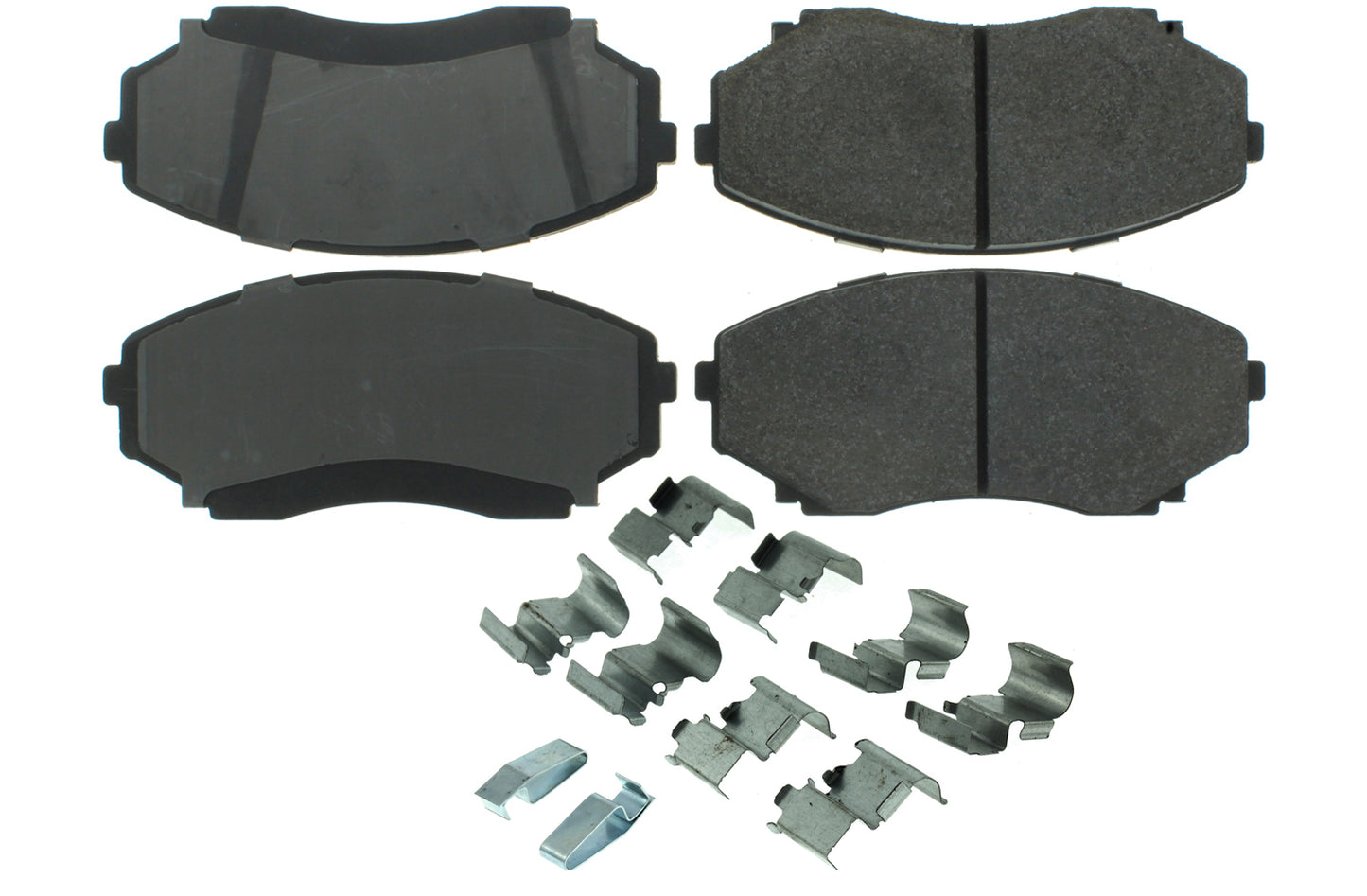 Posi-Quiet Semi-Metallic Brake Pads with Hardwar  Centric Brake Parts  CBP104.05510