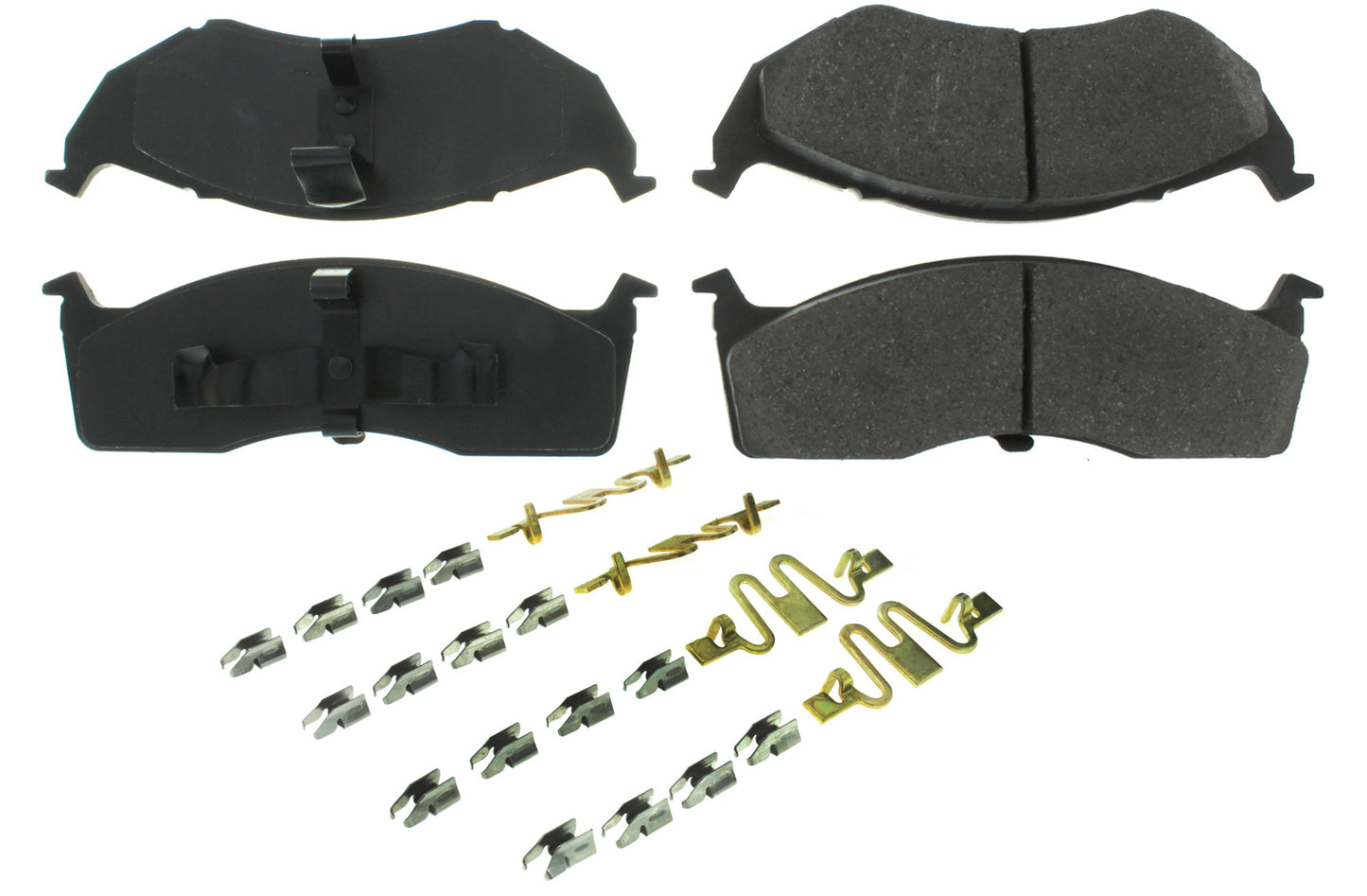 Posi-Quiet Semi-Metallic Brake Pads with Hardwar  Centric Brake Parts  CBP104.05910