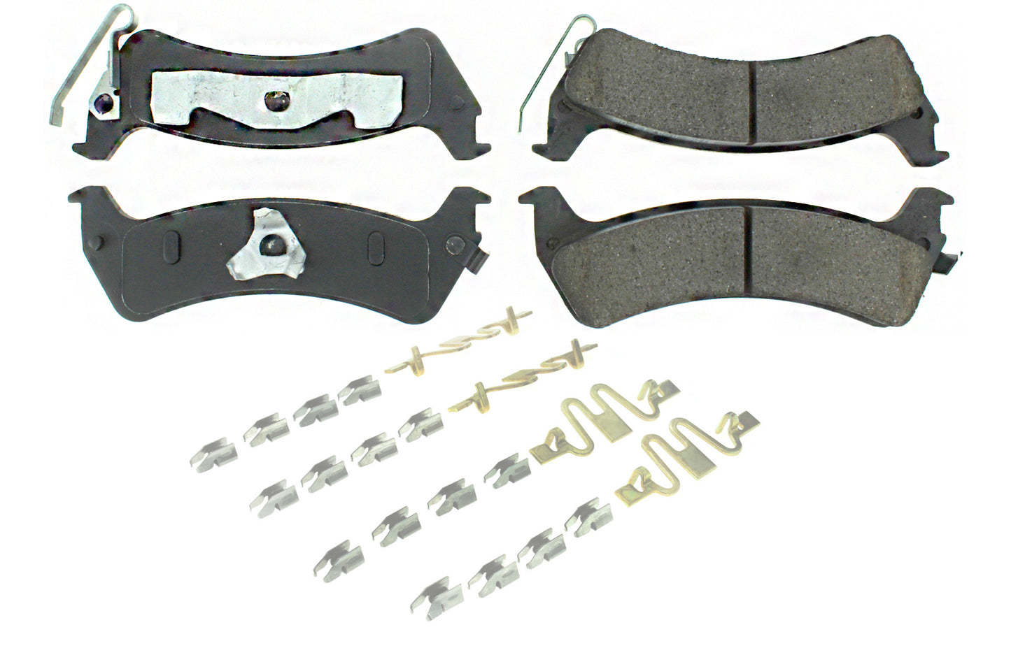 Posi-Quiet Semi-Metallic Brake Pads with Hardwar  Centric Brake Parts  CBP104.06660