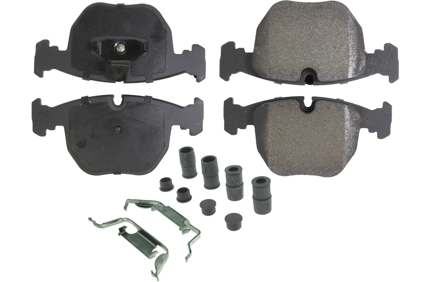 Posi-Quiet Semi-Metallic Brake Pads with Hardwar  Centric Brake Parts  CBP104.06810