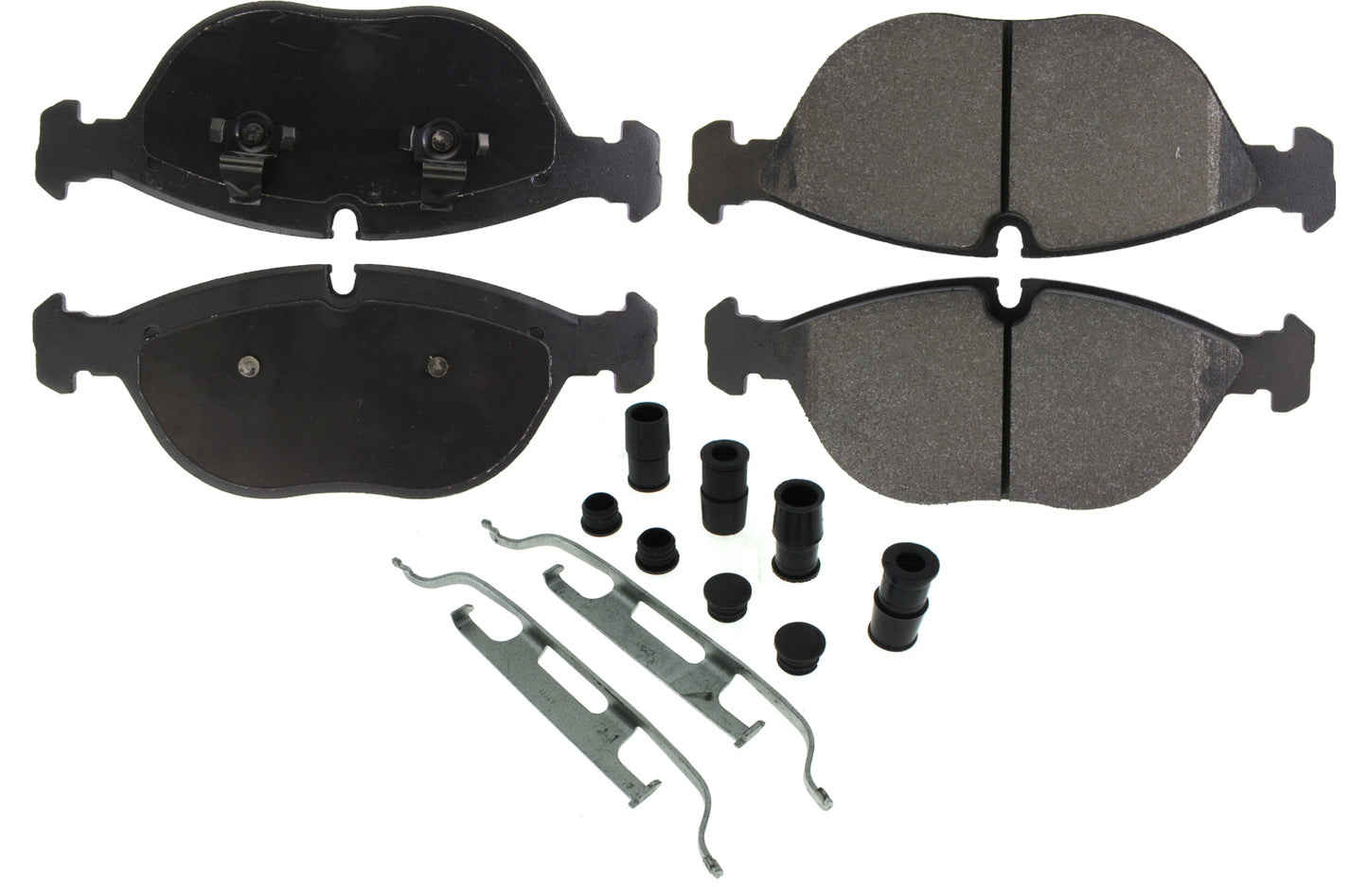Posi-Quiet Semi-Metallic Brake Pads with Hardwar  Centric Brake Parts  CBP104.06820