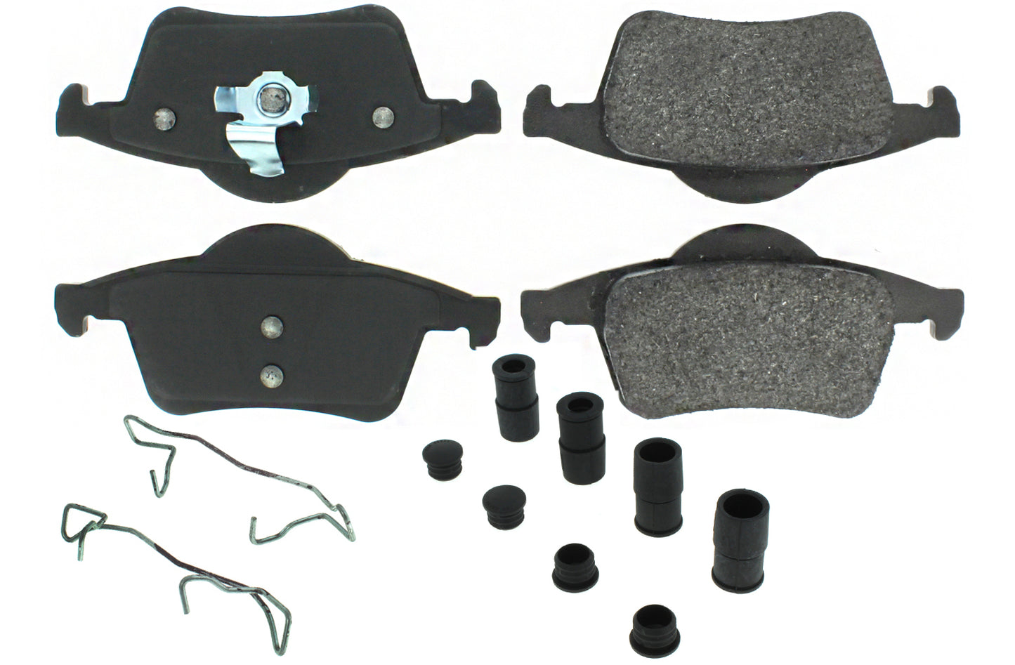 Posi-Quiet Semi-Metallic Brake Pads with Hardwar  Centric Brake Parts  CBP104.07950
