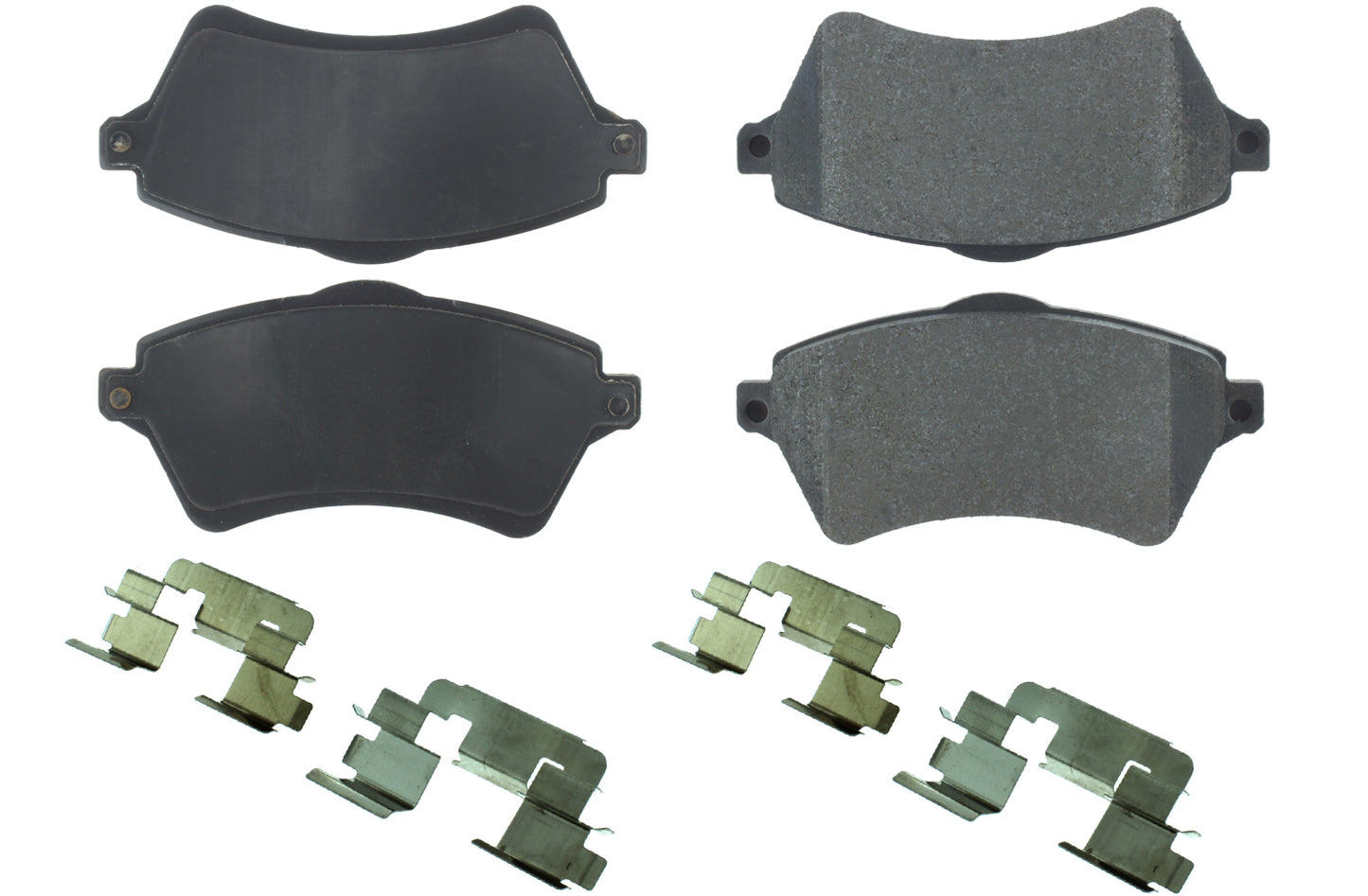 Posi-Quiet Semi-Metallic Brake Pads with Hardwar  Centric Brake Parts  CBP104.09260
