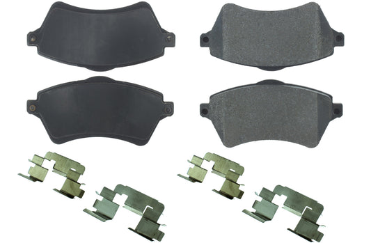 Posi-Quiet Semi-Metallic Brake Pads with Hardwar  Centric Brake Parts  CBP104.09260