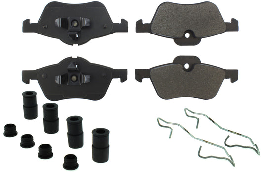 Posi-Quiet Semi-Metallic Brake Pads with Hardwar  Centric Brake Parts  CBP104.09390