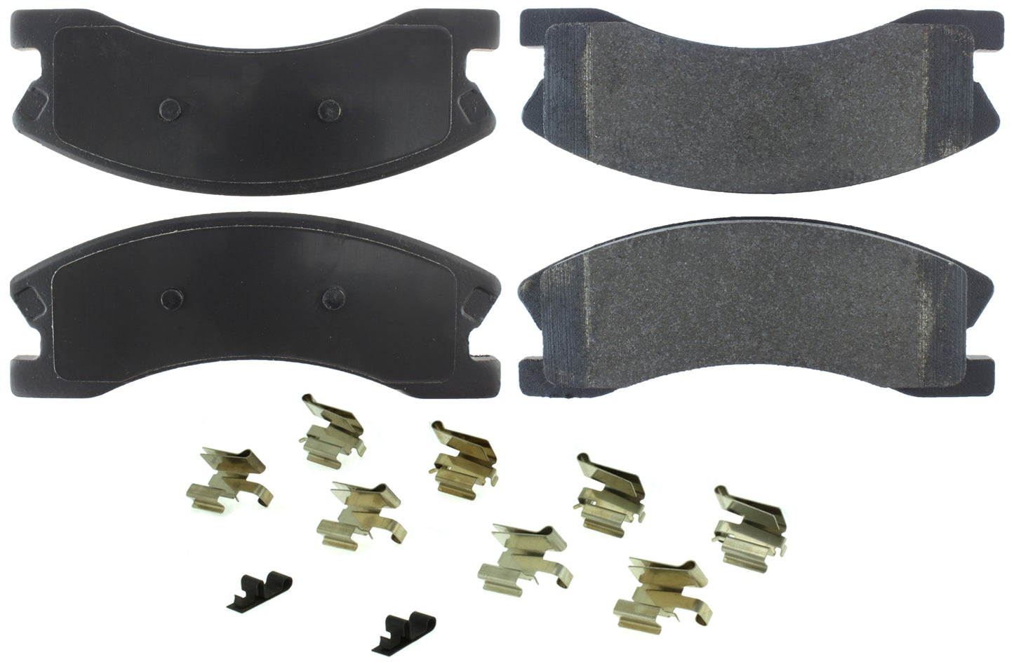 Posi-Quiet Semi-Metallic Brake Pads with Hardwar  Centric Brake Parts  CBP104.09450