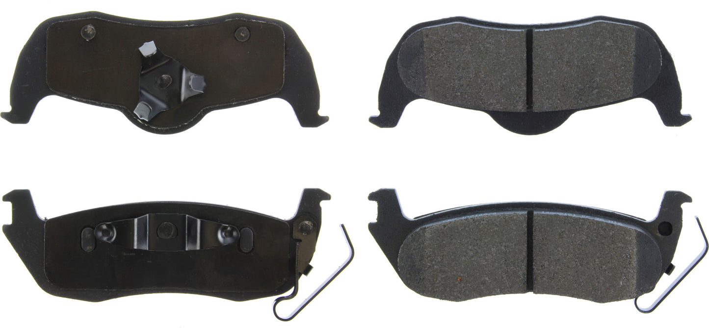 Posi-Quiet Semi-Metallic Brake Pads with Hardwar  Centric Brake Parts  CBP104.10870