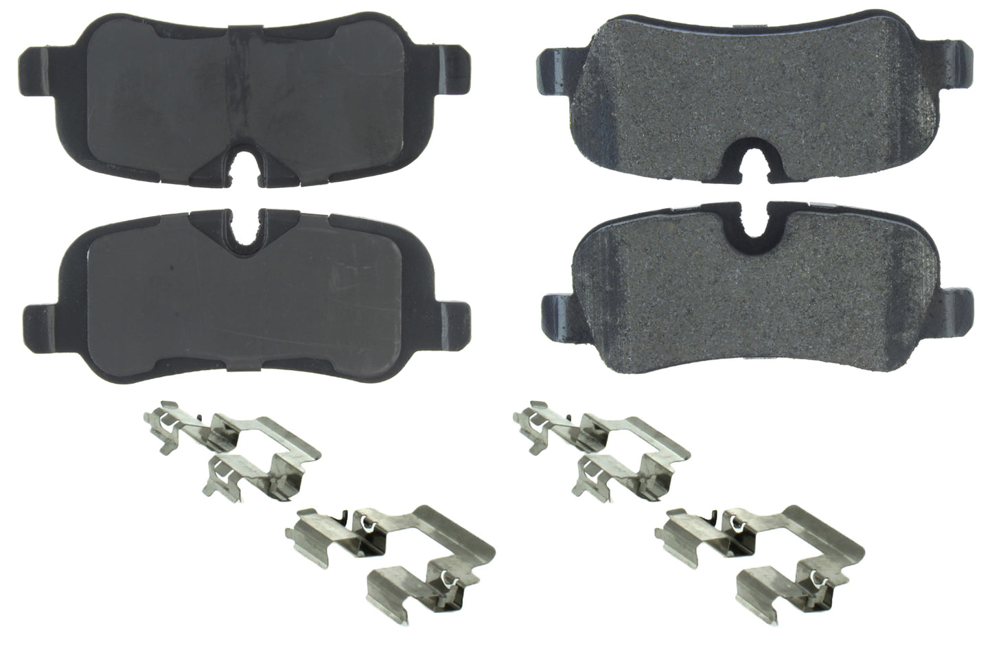 Posi-Quiet Semi-Metallic Brake Pads with Hardwar  Centric Brake Parts  CBP104.10990