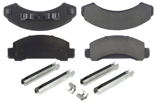 Posi-Quiet Ceramic Brake Pads with Shims and Har  Centric Brake Parts  CBP105.03870
