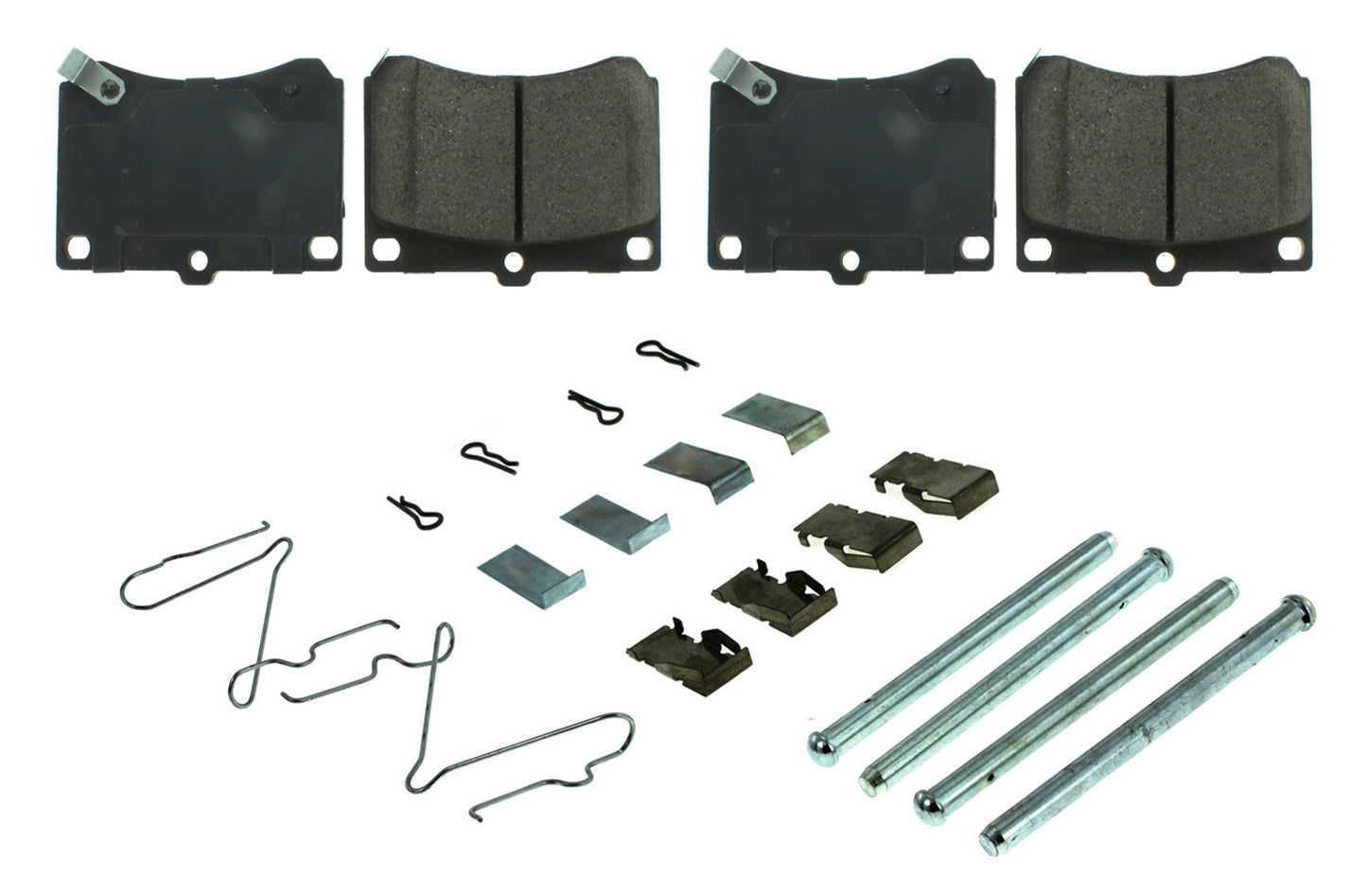 Posi-Quiet Ceramic Brake Pads with Shims and Har  Centric Brake Parts  CBP105.04730