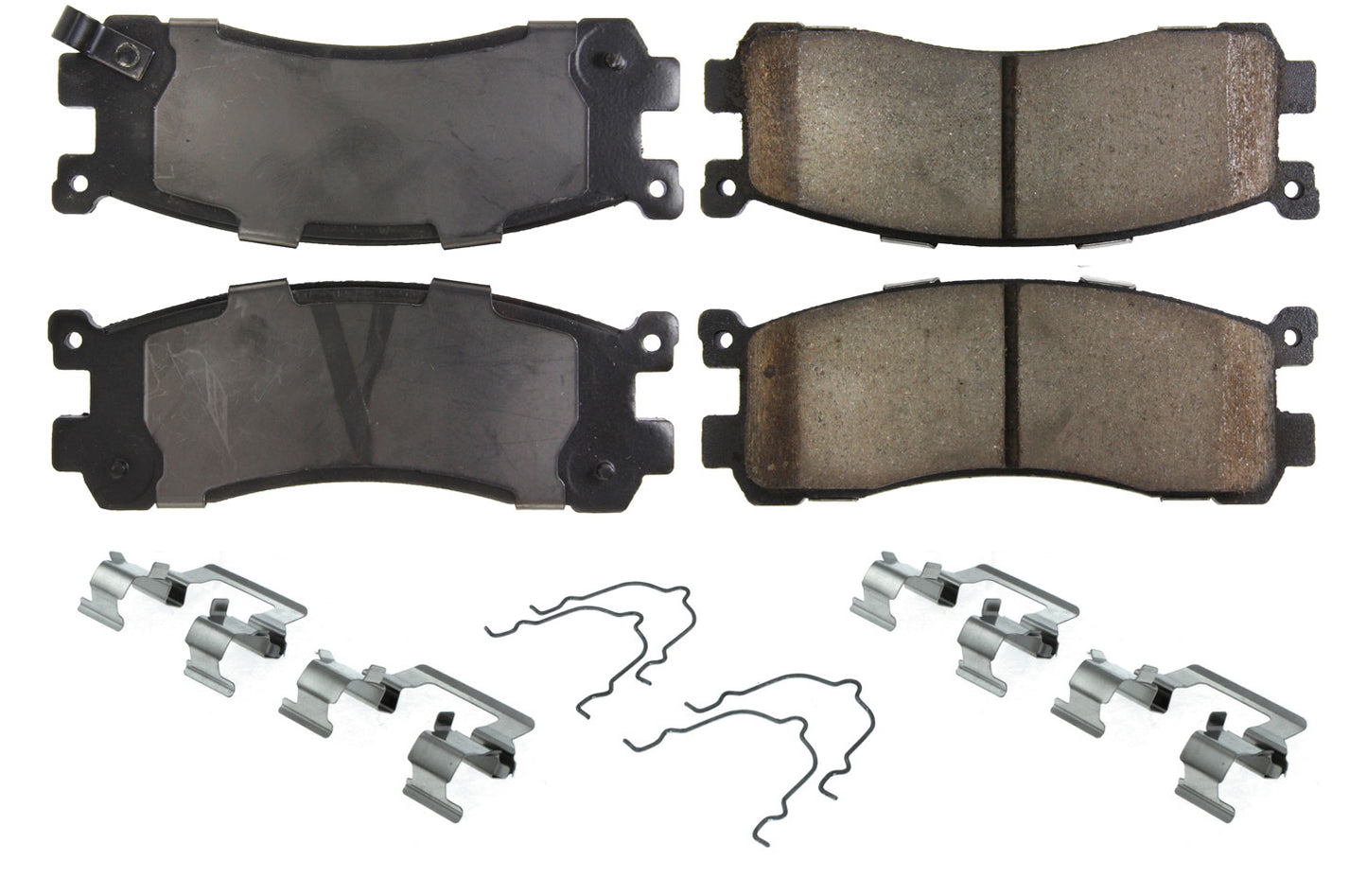 Posi-Quiet Ceramic Brake Pads with Shims and Har  Centric Brake Parts  CBP105.05530