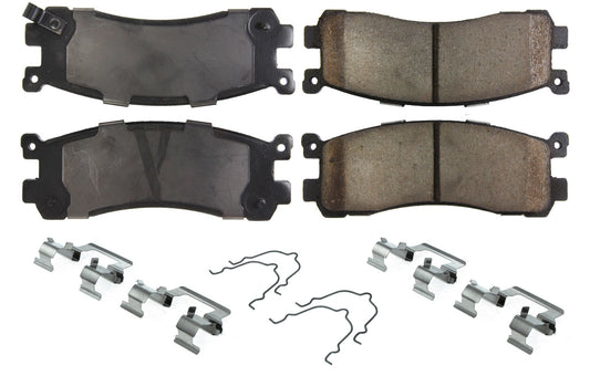 Posi-Quiet Ceramic Brake Pads with Shims and Har  Centric Brake Parts  CBP105.05530