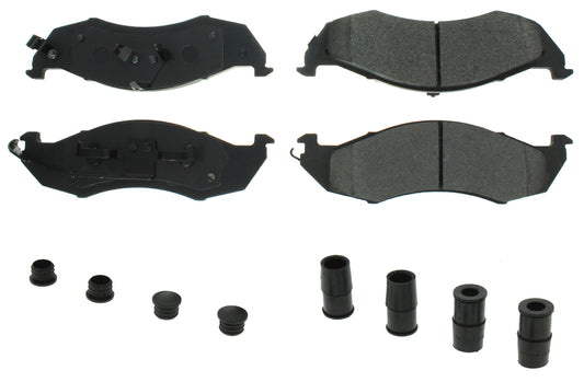 Posi-Quiet Ceramic Brake Pads with Shims and Har  Centric Brake Parts  CBP105.05760
