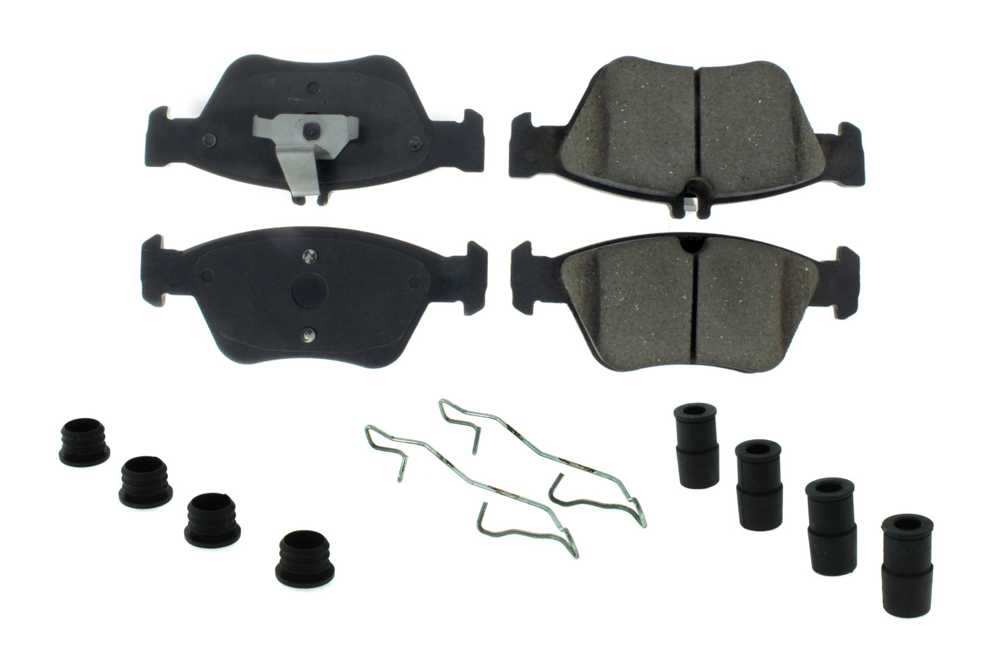 Posi-Quiet Ceramic Brake Pads with Shims and Har  Centric Brake Parts  CBP105.07100