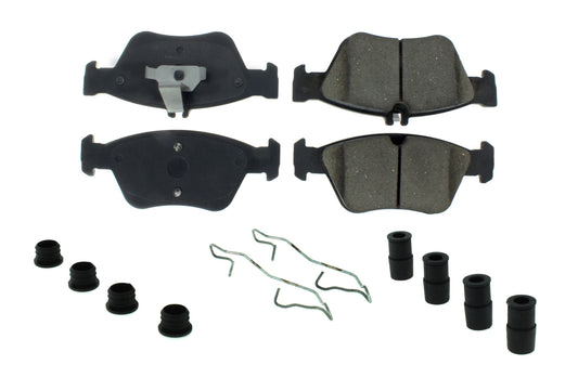 Posi-Quiet Ceramic Brake Pads with Shims and Har  Centric Brake Parts  CBP105.07100
