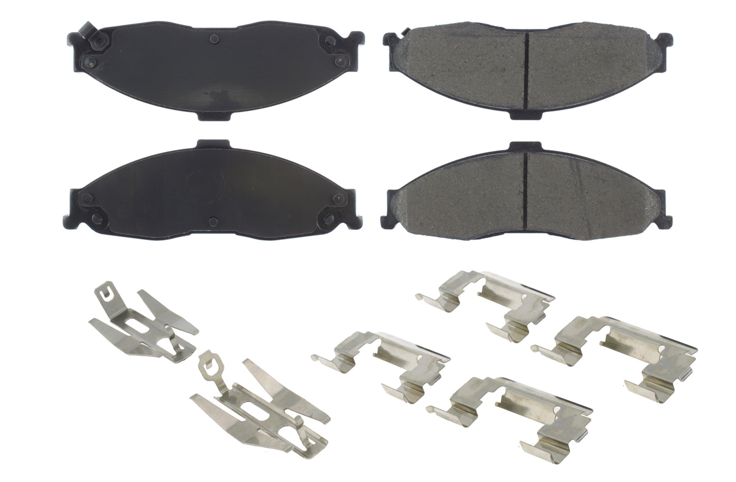 Posi-Quiet Ceramic Brake Pads with Shims and Har  Centric Brake Parts  CBP105.07490