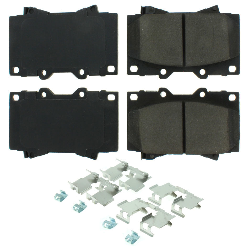 Posi-Quiet Ceramic Brake Pads with Shims and Har  Centric Brake Parts  CBP105.07720