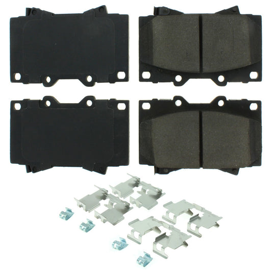 Posi-Quiet Ceramic Brake Pads with Shims and Har  Centric Brake Parts  CBP105.07720