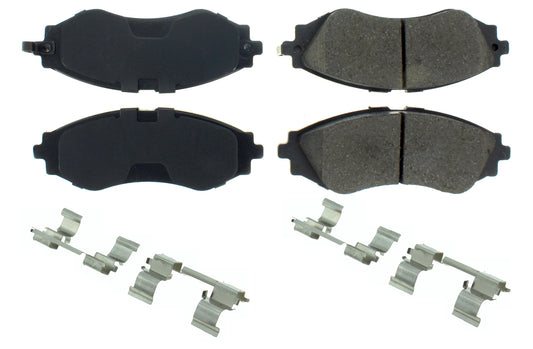 Posi-Quiet Ceramic Brake Pads with Shims and Har  Centric Brake Parts  CBP105.07970