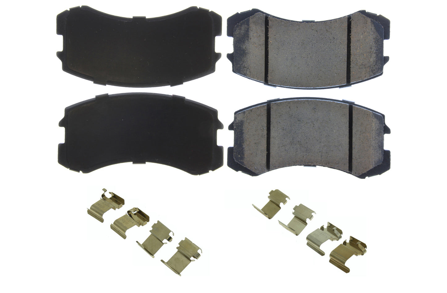 Posi-Quiet Ceramic Brake Pads with Shims and Har  Centric Brake Parts  CBP105.09040