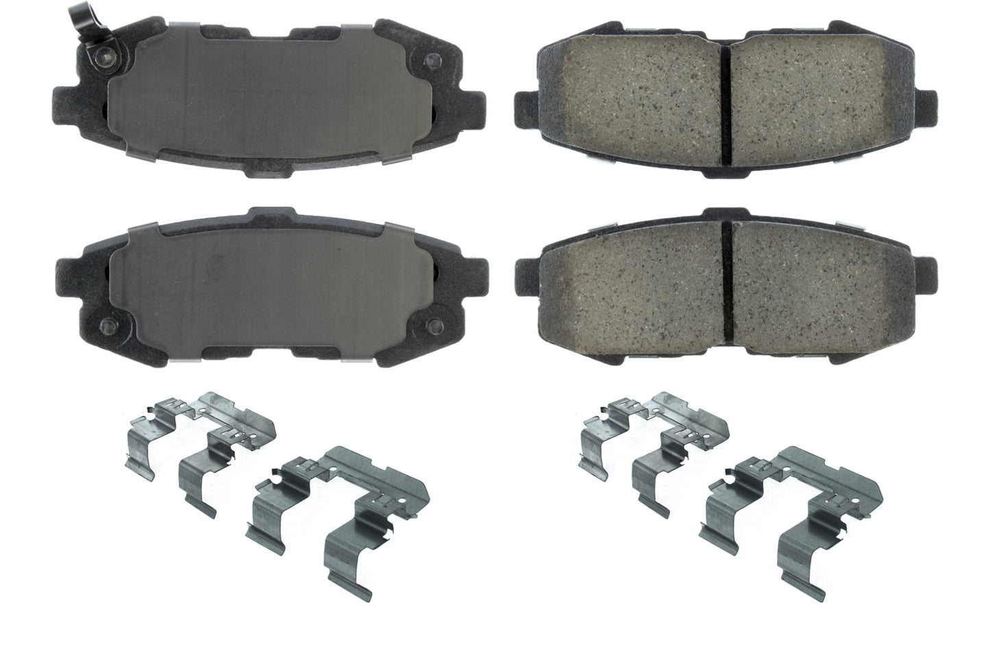Posi-Quiet Ceramic Brake Pads with Shims and Har  Centric Brake Parts  CBP105.10730