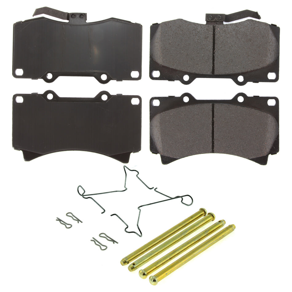 Posi-Quiet Ceramic Brake Pads with Shims and Har  Centric Brake Parts  CBP105.11190